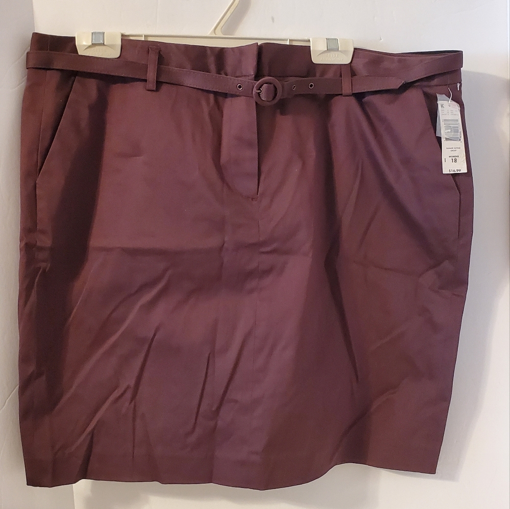 Vintage KMART "Attention" Brown Skirt Size 18 women's